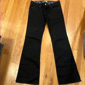 PAIGE Black Flare & Wide Leg Jeans